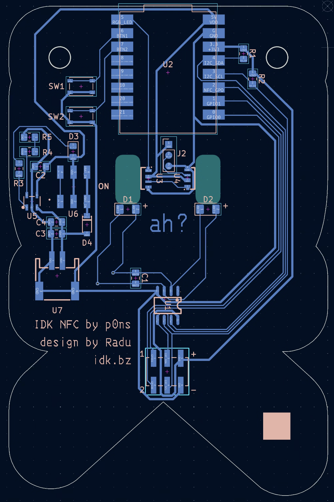 IDK NFC Badge PCB Design
